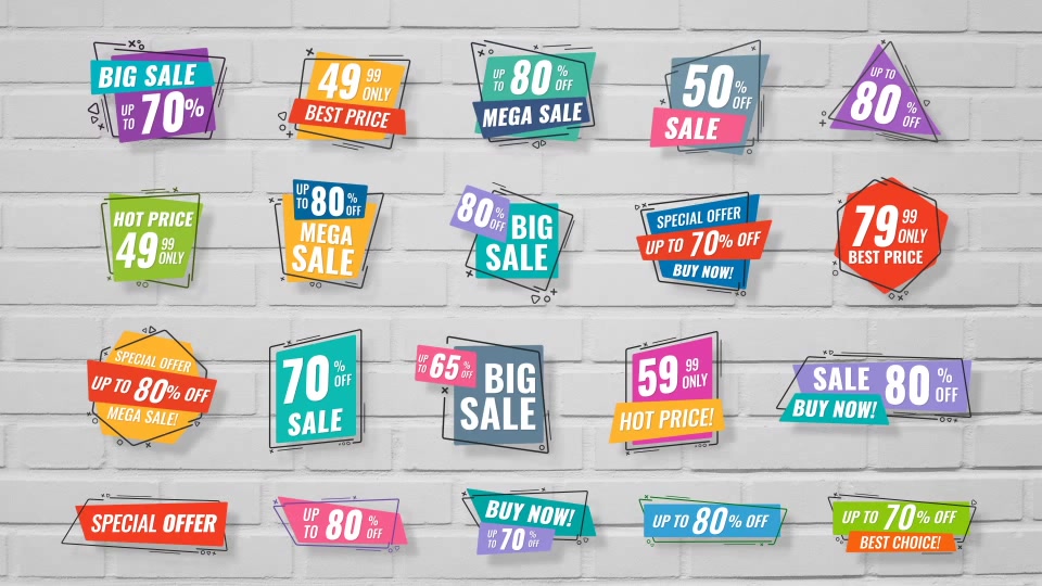 20 Sale Banners Videohive 23841572 After Effects Image 3
