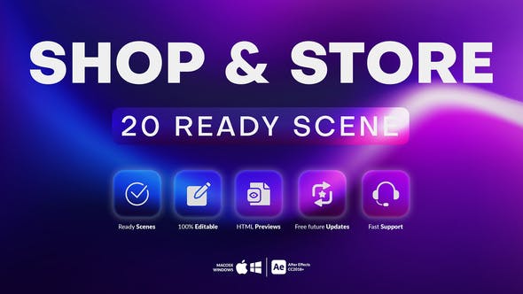20 Shop and Store Scenes - Videohive 33552795 Download