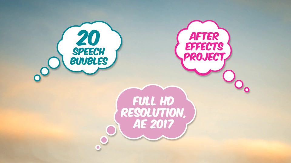 20 Speech Bubbles Videohive 37263448 After Effects Image 4