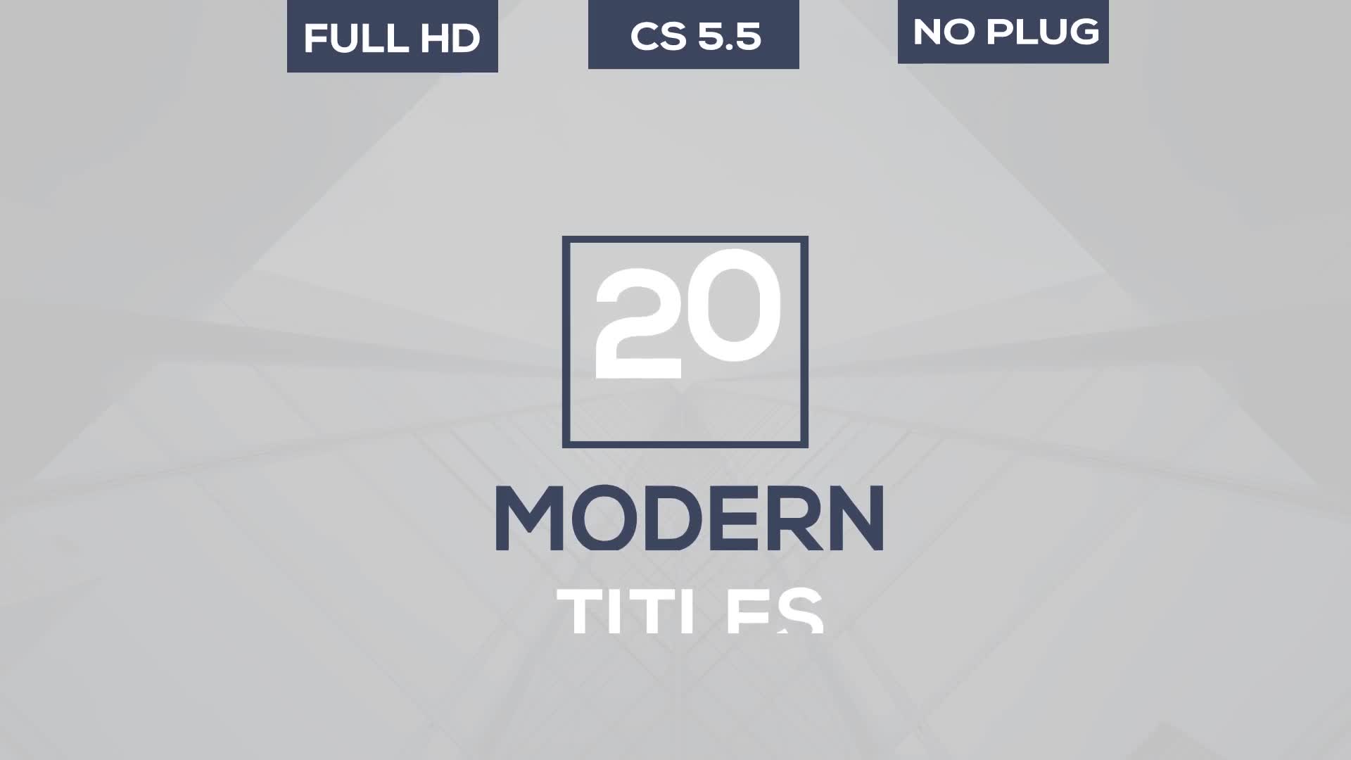 20 Ultra Modern Titles - Download Videohive 19232541