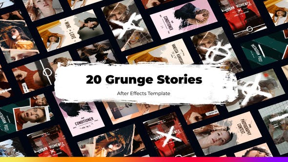 20 Urban Grunge Instagram Stories Reels - Download 34145889 Videohive