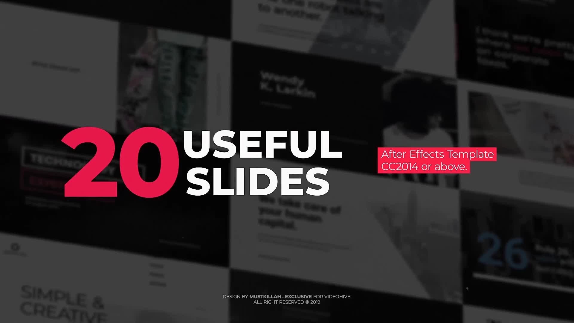 20 Useful Typography Slides Videohive 23710054 After Effects Image 1