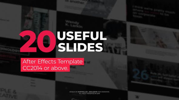 20 Useful Typography Slides - Download 23710054 Videohive