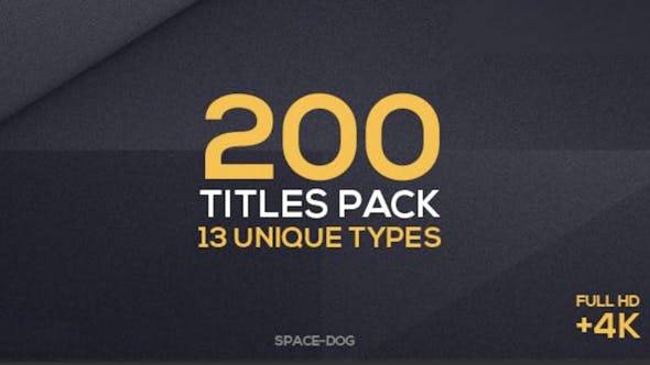 200 Titles Collection | Premiere Pro - Download Videohive 24651785