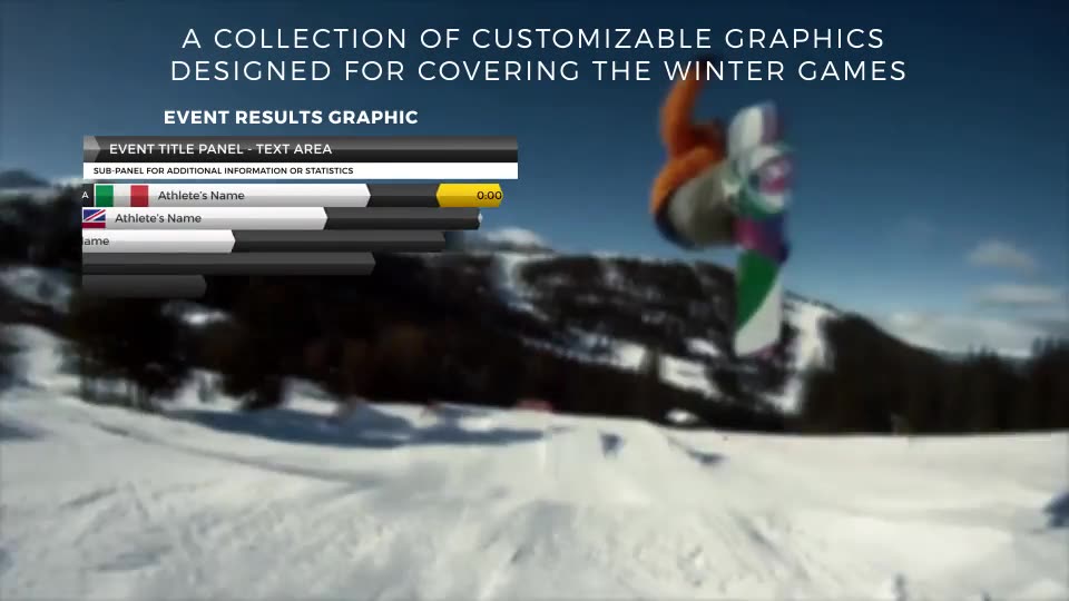 2018 Winter Games Elements Medal Tracker & Event Results PyeongChang - Download Videohive 21352971