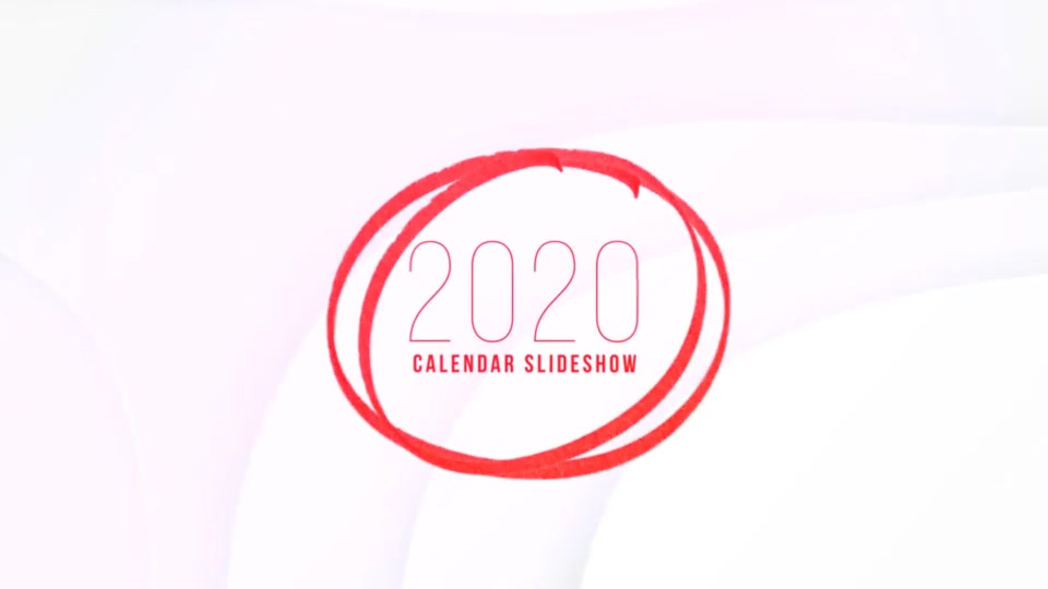 2020 Calendar Slideshow Videohive 25657338 After Effects Image 11