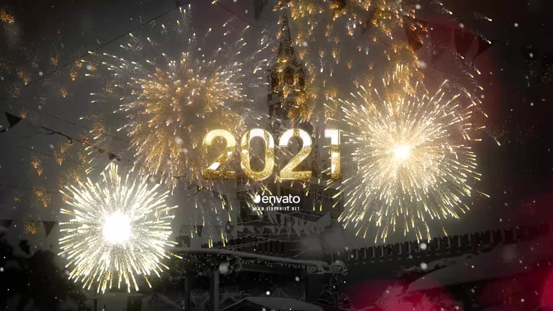 2021 New Year Gold Countdown Videohive 25062249 After Effects Image 12