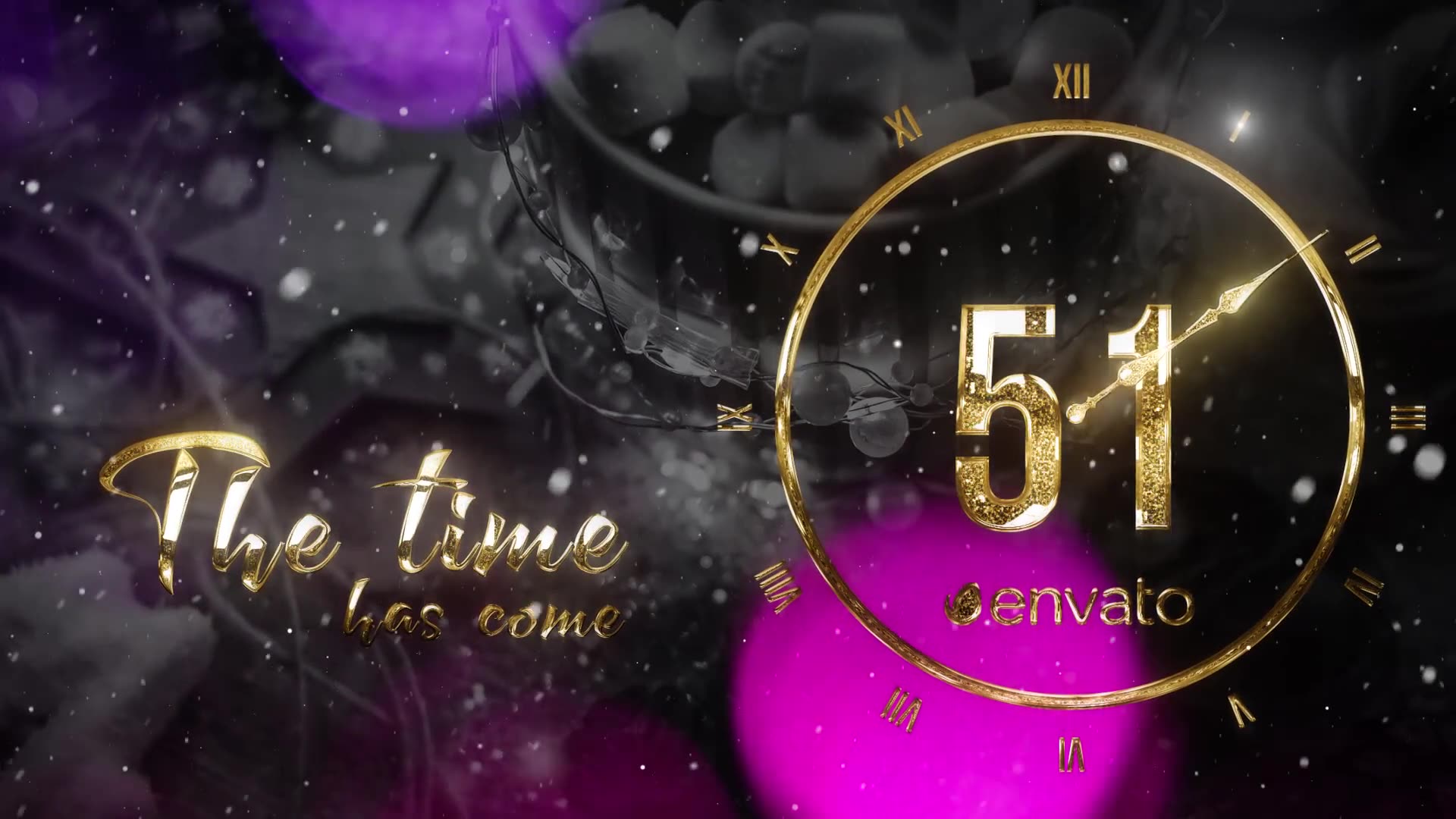 2021 New Year Gold Countdown Videohive 25062249 After Effects Image 2