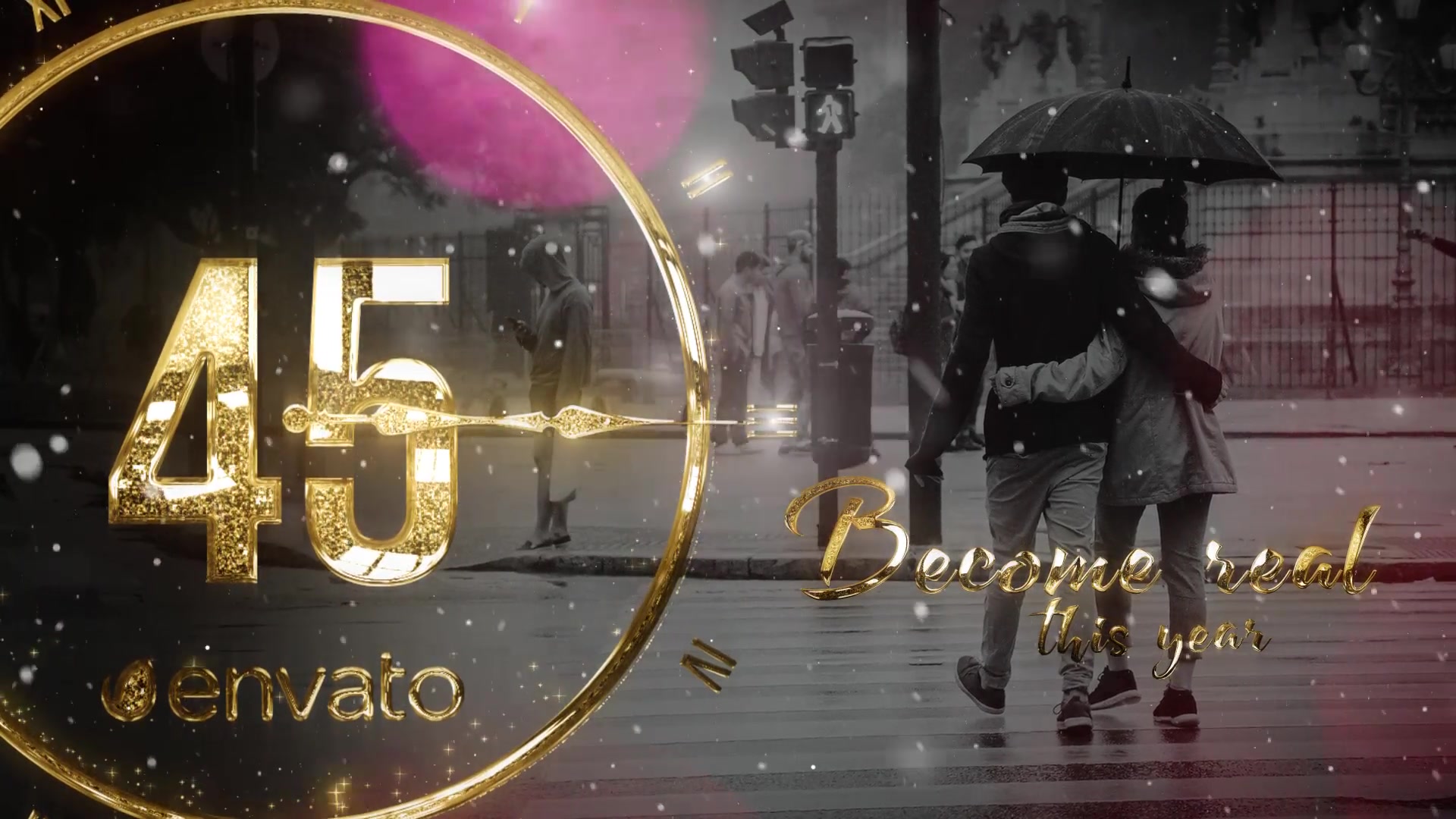 2021 New Year Gold Countdown Videohive 25062249 After Effects Image 3