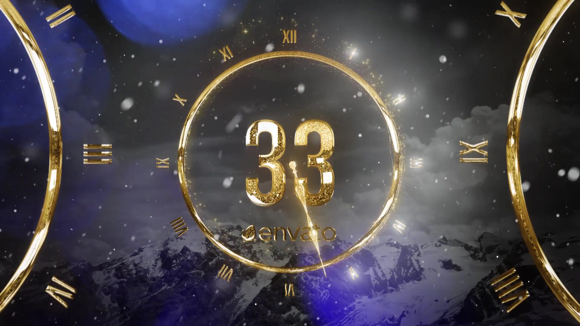 2021 New Year Gold Countdown Videohive 25062249 After Effects Image 5
