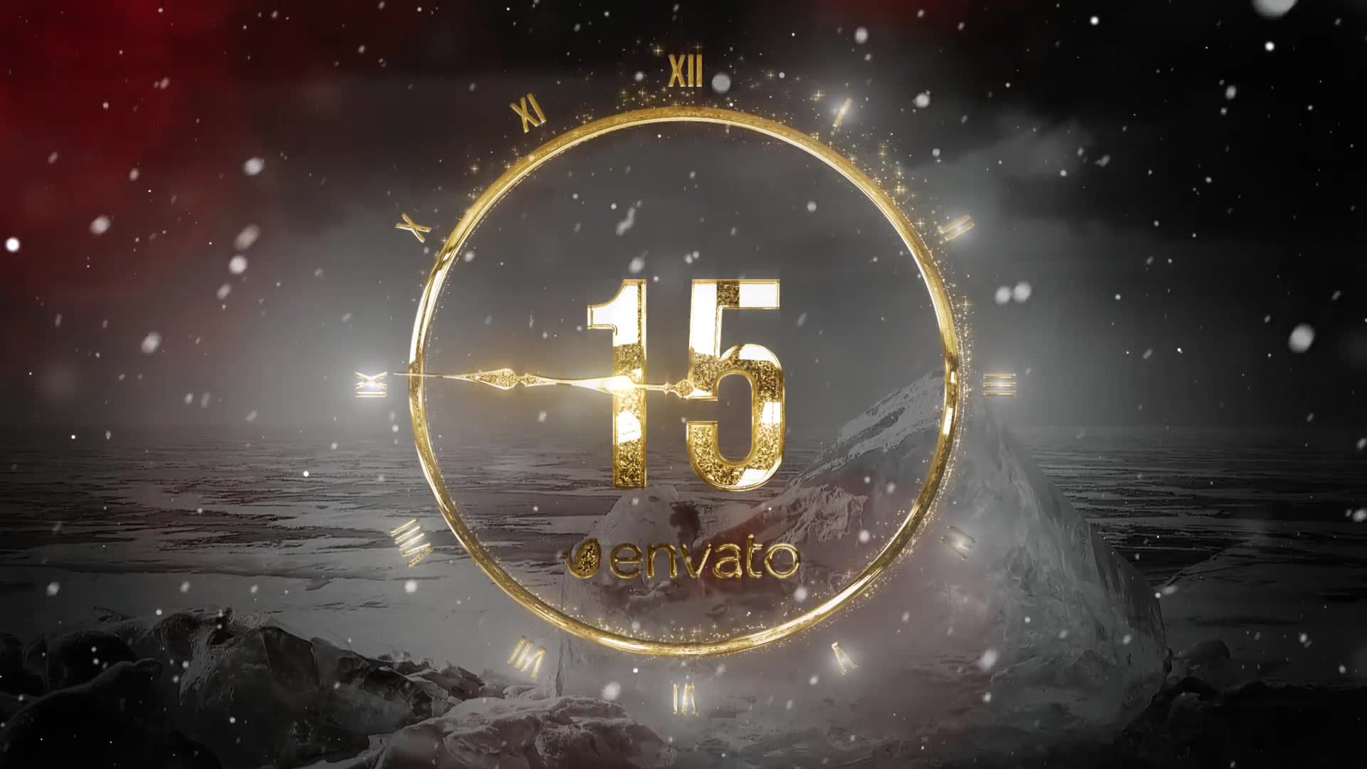 2021 New Year Gold Countdown Videohive 25062249 After Effects Image 8