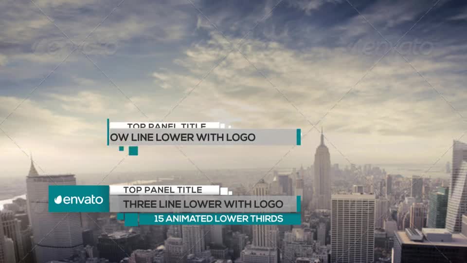 21 Clean Lower Thirds - Download Videohive 9282796