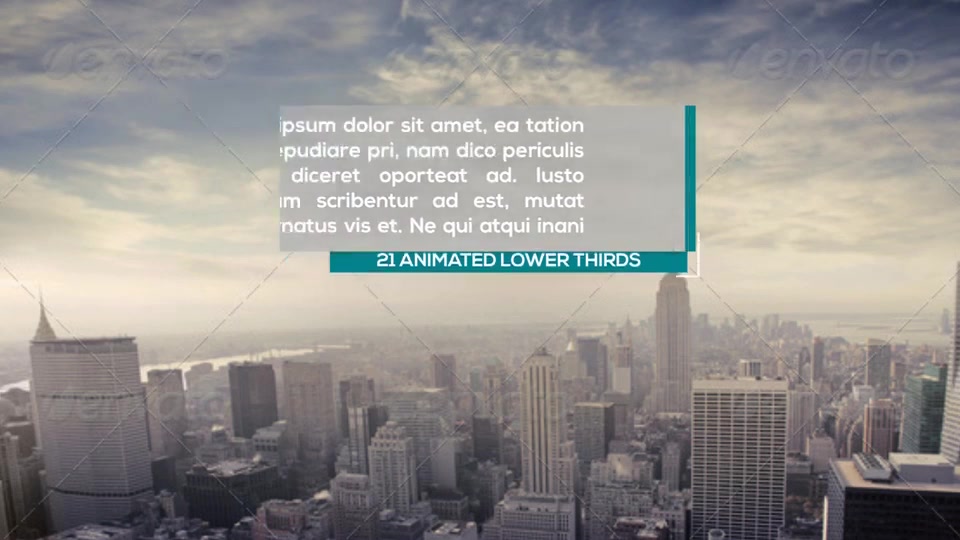 21 Clean Lower Thirds - Download Videohive 9282796