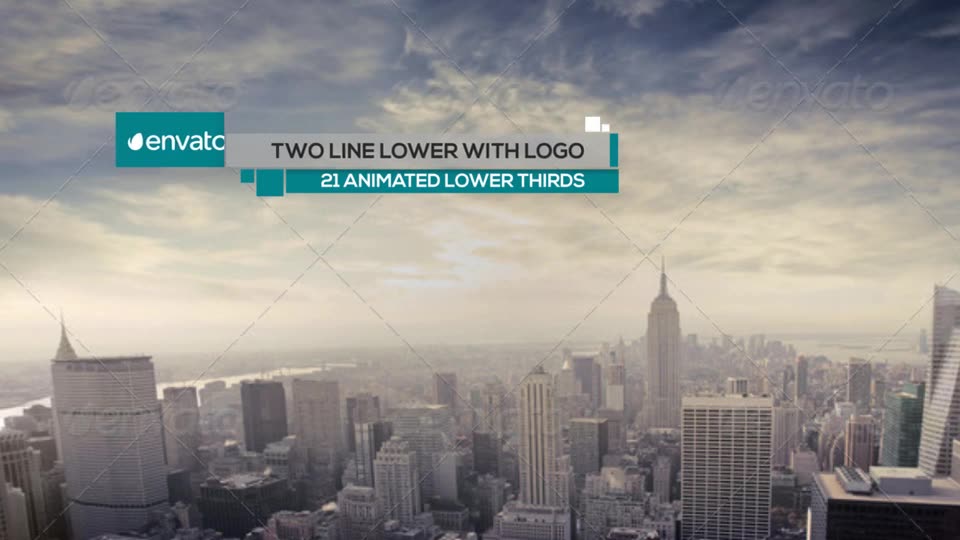 21 Clean Lower Thirds - Download Videohive 9282796