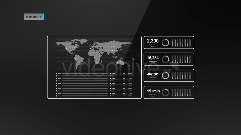 21 HUD & Infographics Elements - Download Videohive 6769560