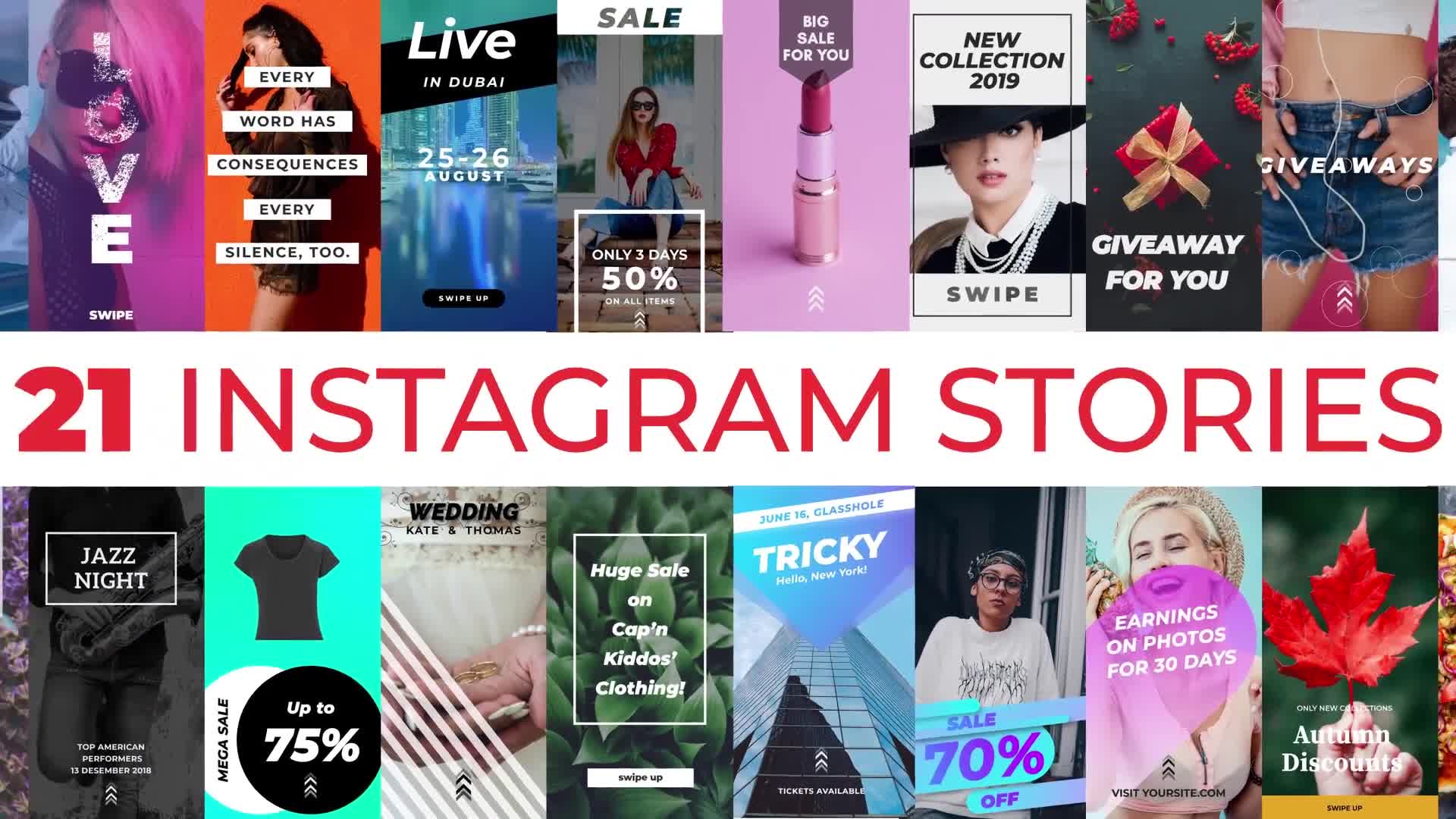 21 Instagram Stories Videohive 24555388 Premiere Pro Image 1