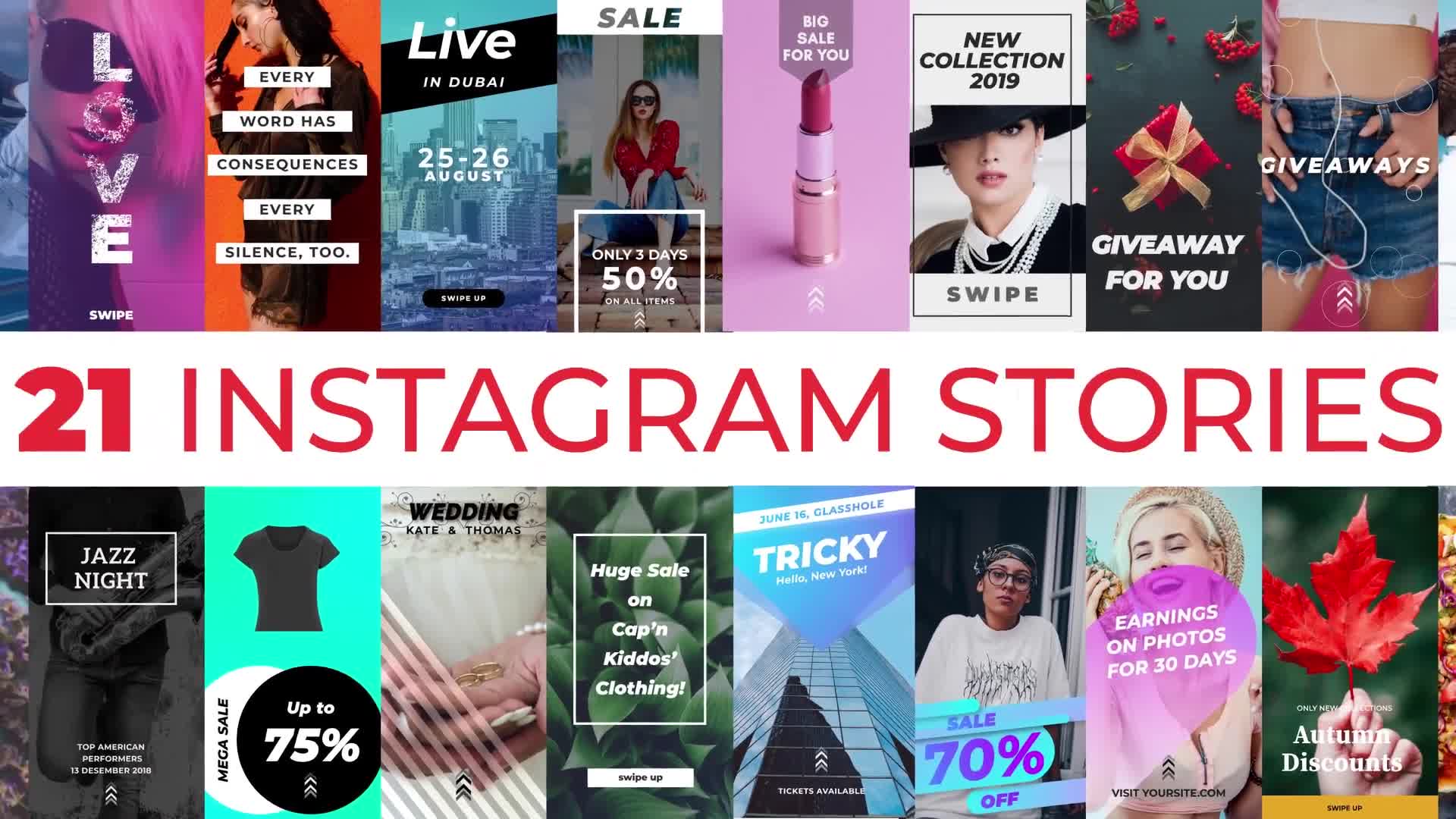 21 Instagram Stories Videohive 24546249 After Effects Image 1