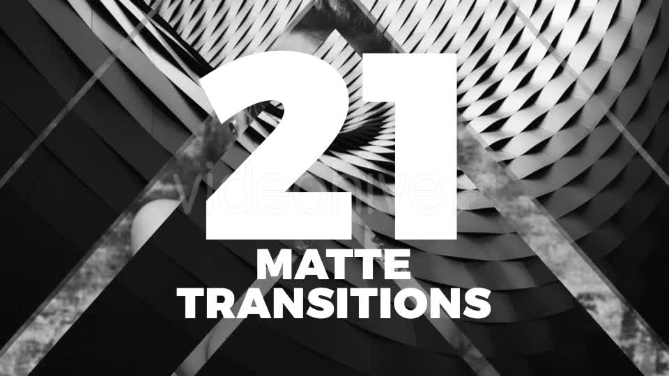 21 Matte Transitions - Download Videohive 16409398
