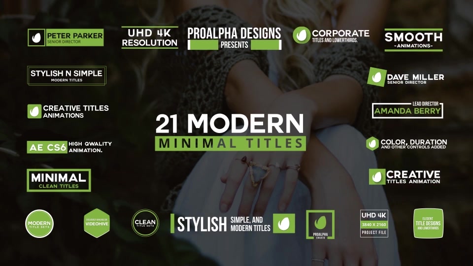 21 Modern Titles - Download Videohive 20306047