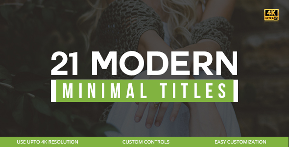 21 Modern Titles - Download Videohive 20306047
