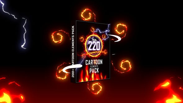 220+ Cartoon Elements Pack - Videohive Download 22561087