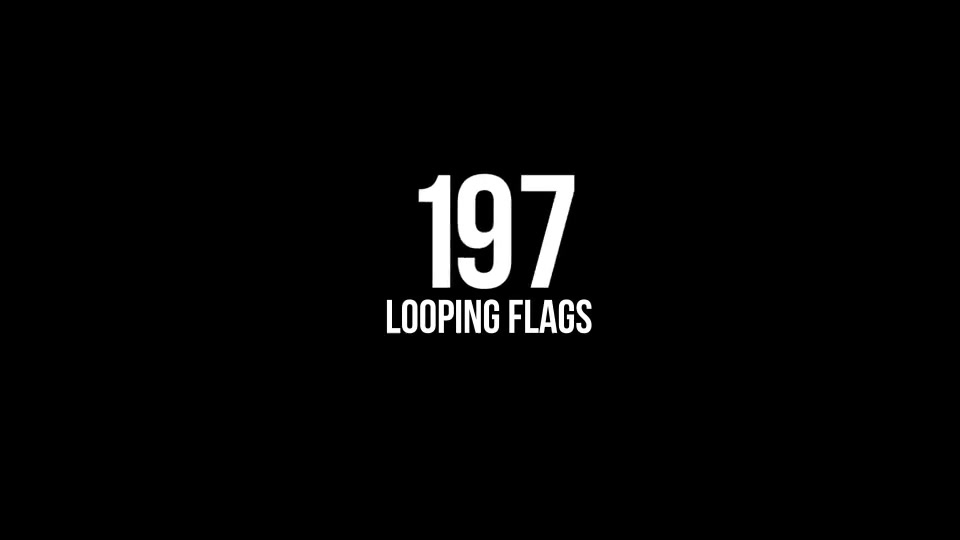 221 Looping World Flags - Download Videohive 9255626