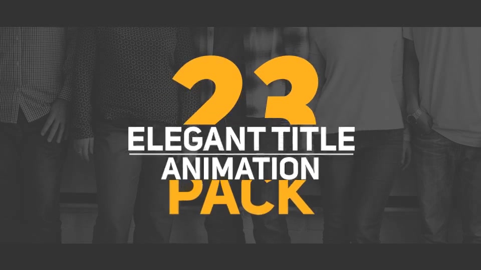 23 Elegant Title Animation - Download Videohive 9693080