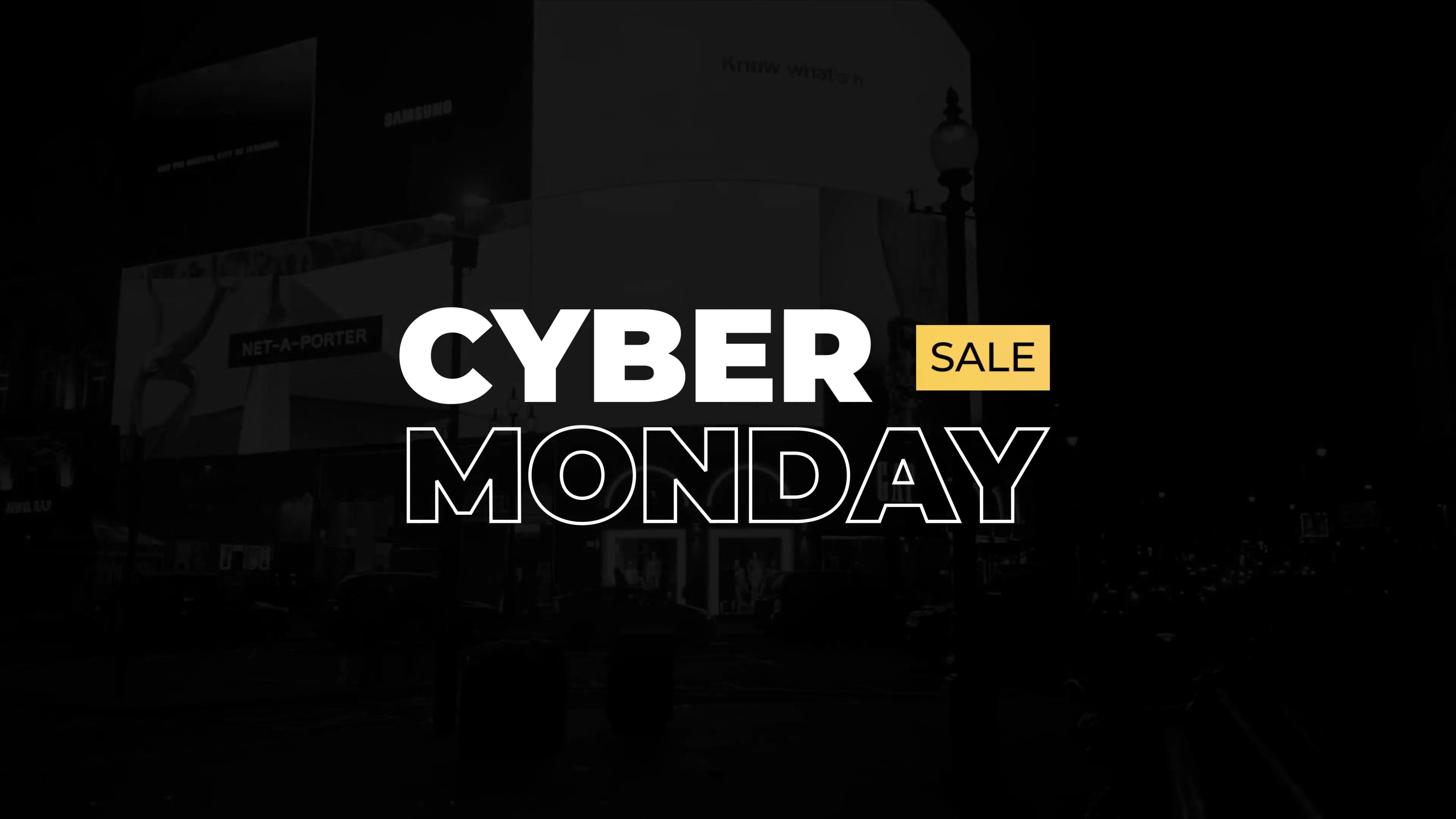 24 Black Friday and Cyber MondayTitles Videohive 40472264 After Effects Image 13