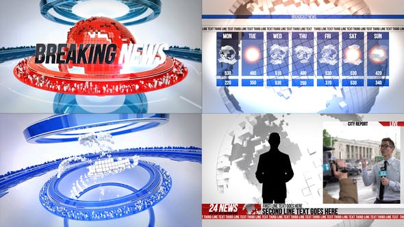 24 Broadcast News Complete TV Package - Download 23019246 Videohive