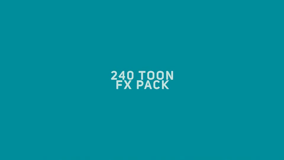 240 Toon FX Pack Premiere Videohive 22870977 Premiere Pro Image 1
