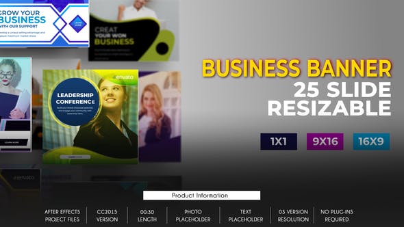 25 Business Banner Ad B80 - 32651312 Download Videohive