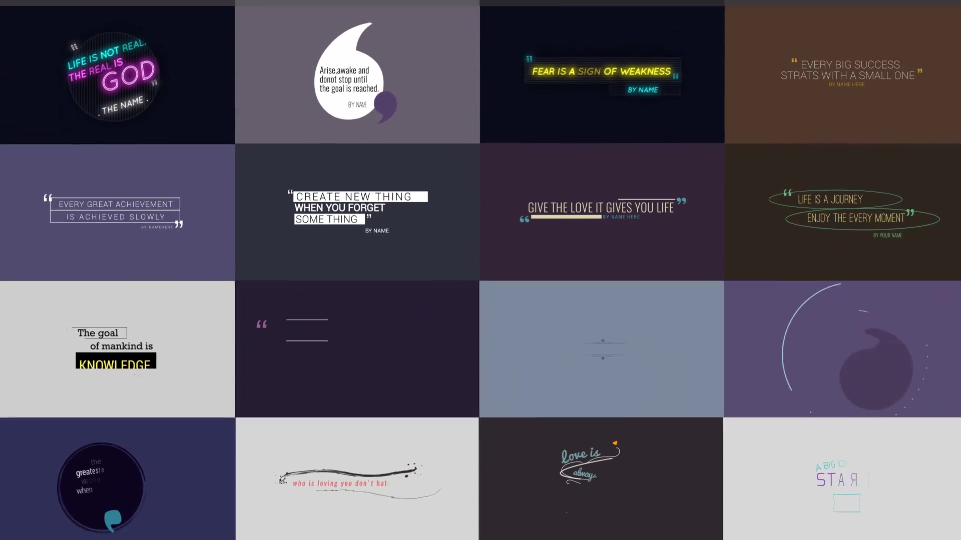 25 Quote Titles Videohive 21466483 After Effects Image 7