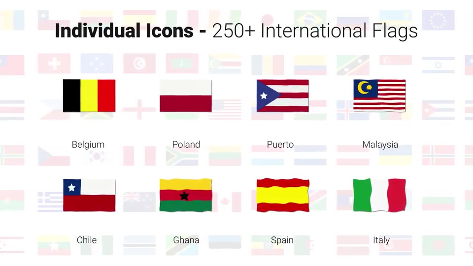 250+ Country Flags Icons Videohive 33208277 After Effects Image 7