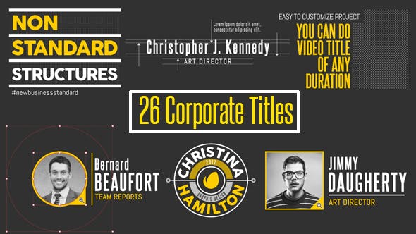 26 Corporate Titles - Videohive 17929371 Download