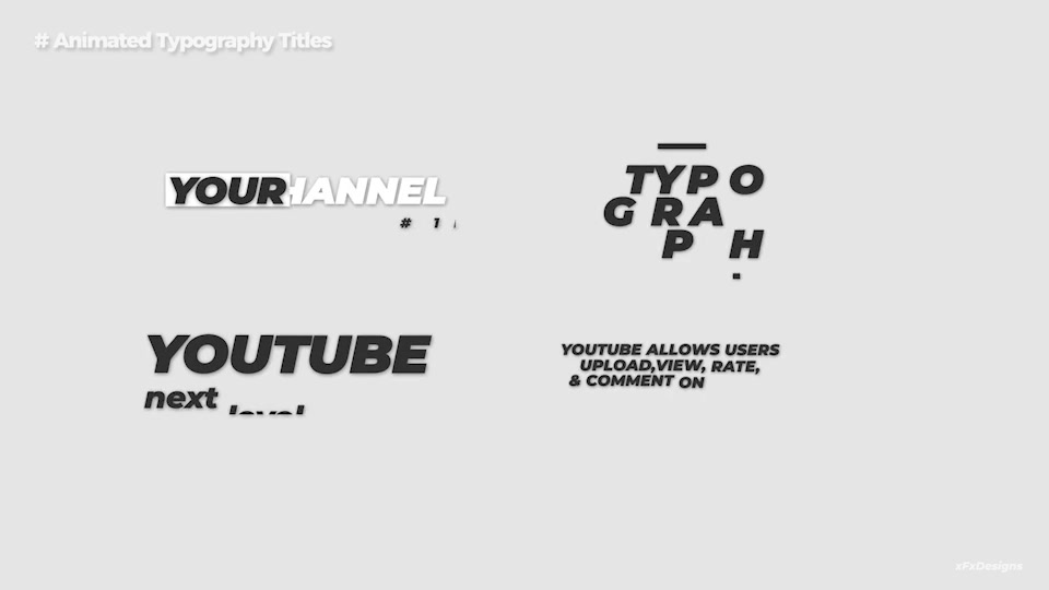 26 Youtuber Animated Quotes & Titles Videohive 38641296 After Effects Image 5