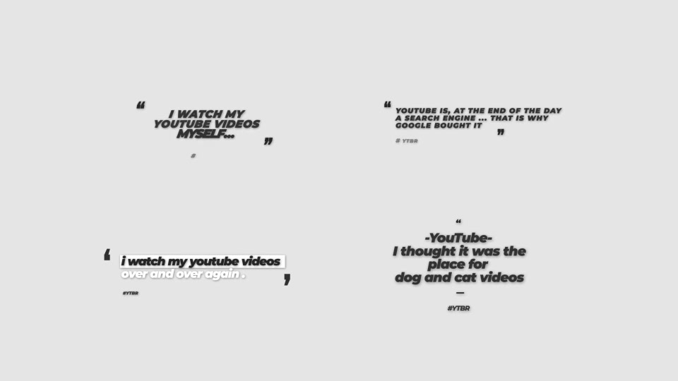 26 Youtuber Animated Quotes & Titles Videohive 38641296 After Effects Image 7