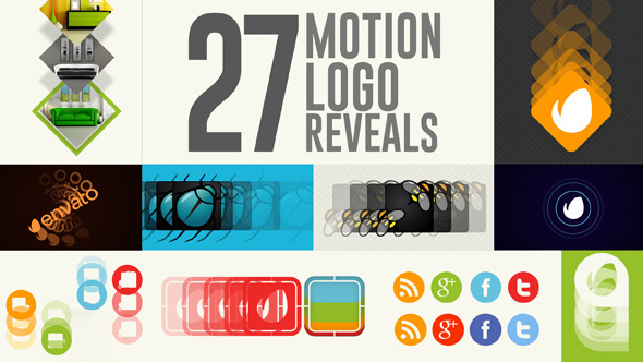 27 Motion Logo Reveals - Download Videohive 9385506