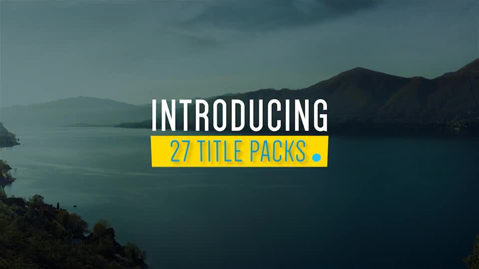 27 Titles Pack Videohive 18779484 After Effects Image 1