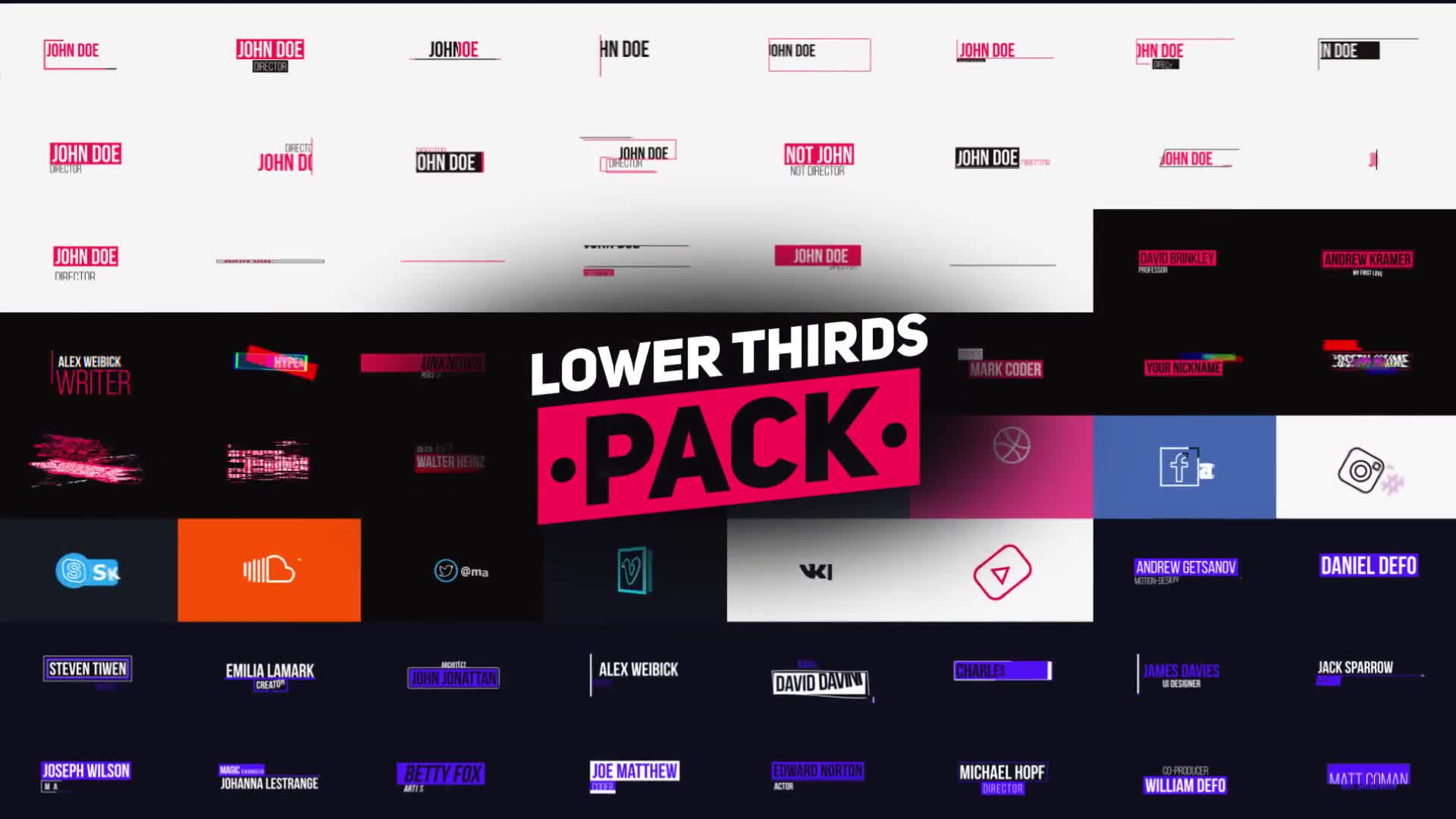 275 Typography, Titles and Lower Thirds Videohive 23850953 Premiere Pro Image 1
