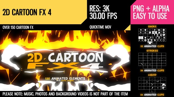 2D Cartoon FX 4 - Download Videohive 10093762