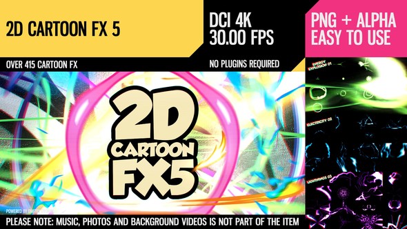 2D Cartoon FX 5 - Download Videohive 15199601