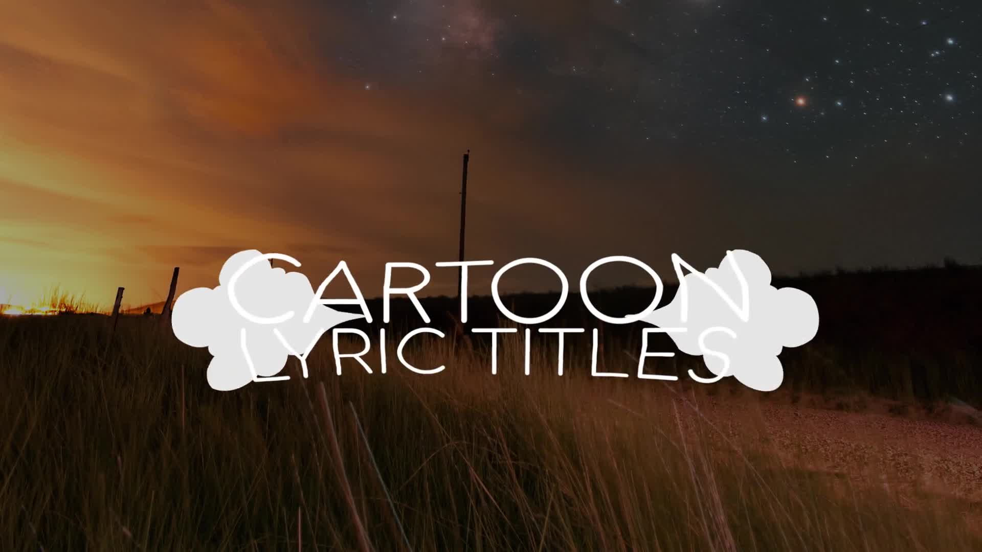 2D Cartoon Lyric Titles | After Effects Videohive 24081108 After Effects Image 1