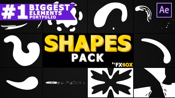 2D Cartoon Shapes | After Effects - Videohive Download 23959782