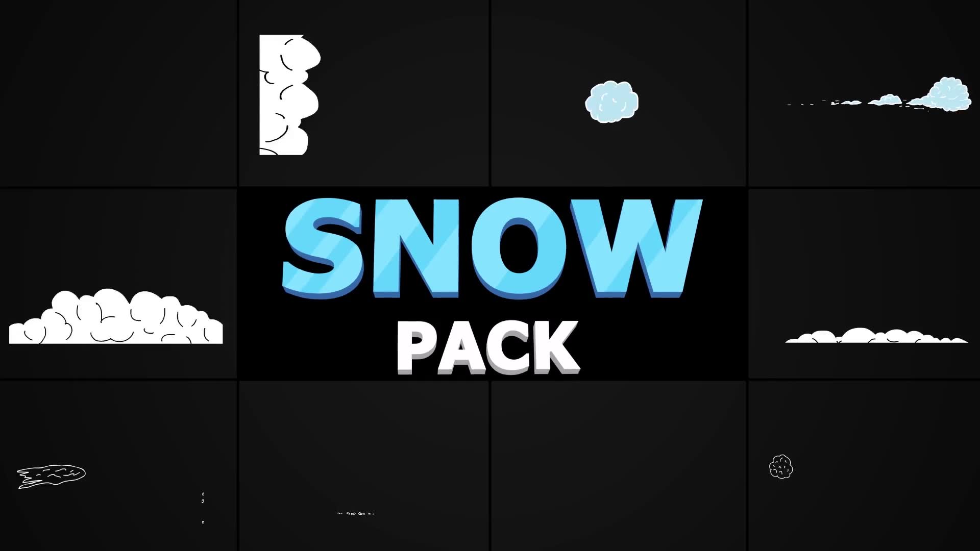 2D Cartoon Snow | Premiere Pro MOGRT Videohive 25347015 Premiere Pro Image 2