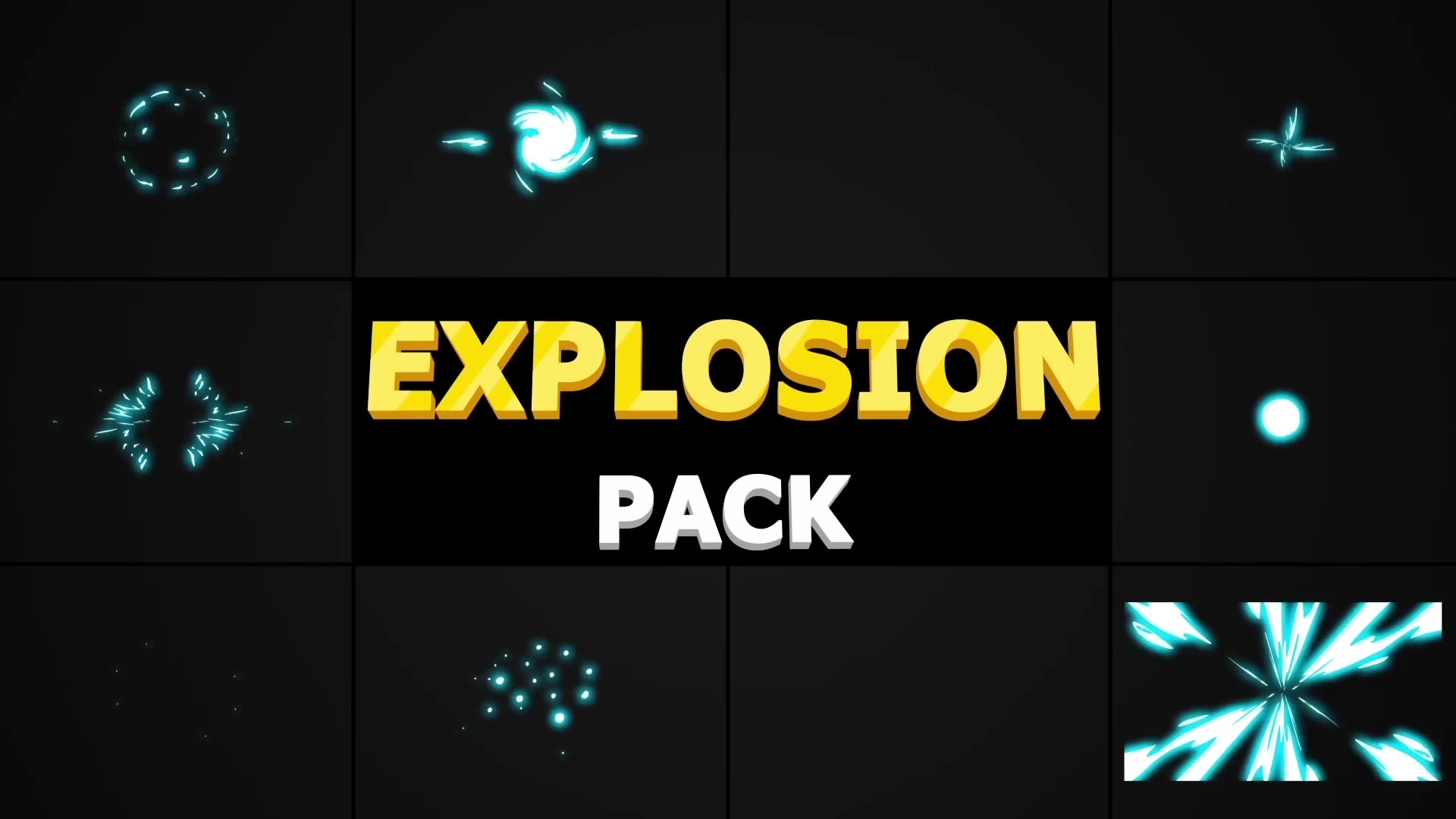 2D Explosion Elements | DaVinci Resolve Videohive 34107603 DaVinci Resolve Image 3