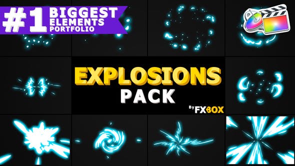 2D Explosion Elements | FCPX - Videohive 25579495 Download