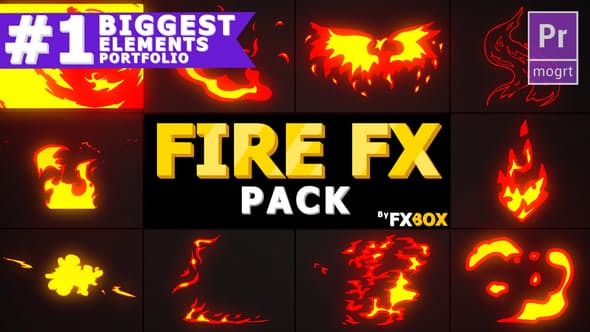 2D FX Fire Elements - Download Videohive 23313468