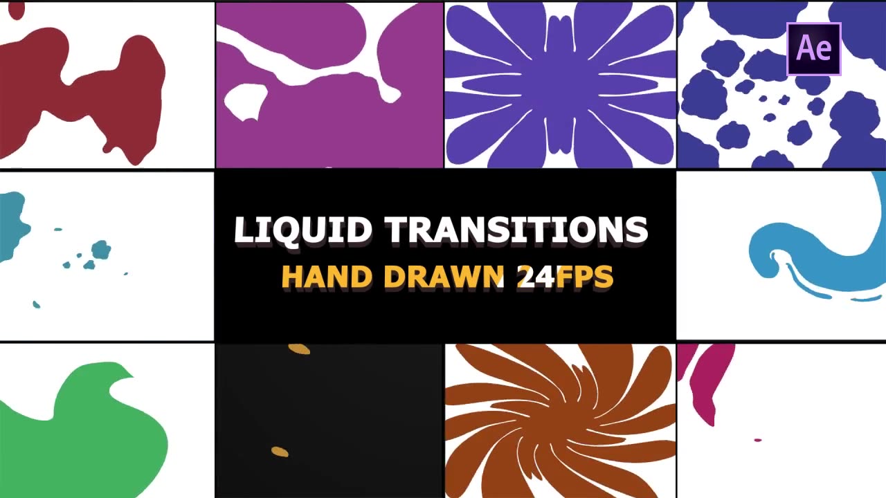 2D FX Liquid Transitions - Download Videohive 21740574