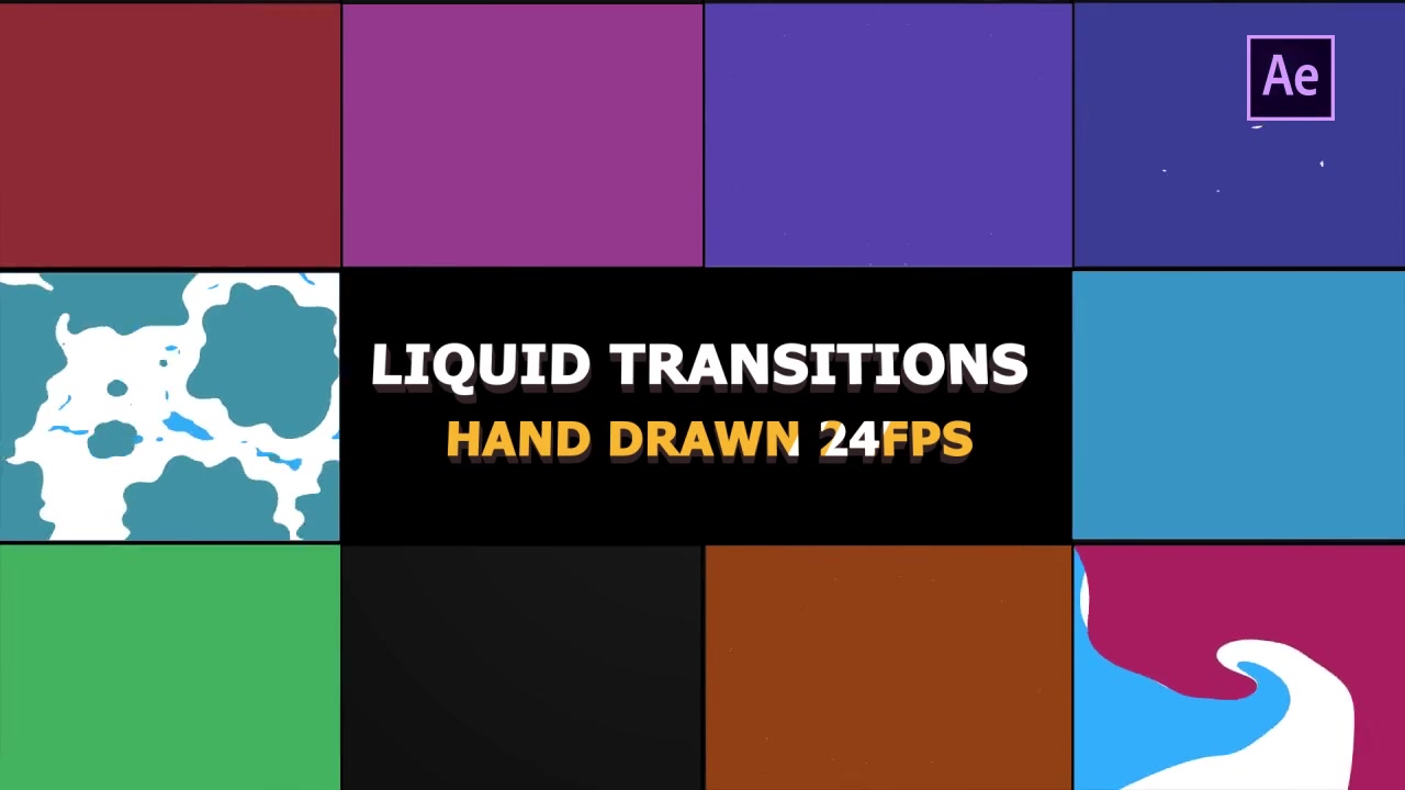 2D FX Liquid Transitions - Download Videohive 21740574