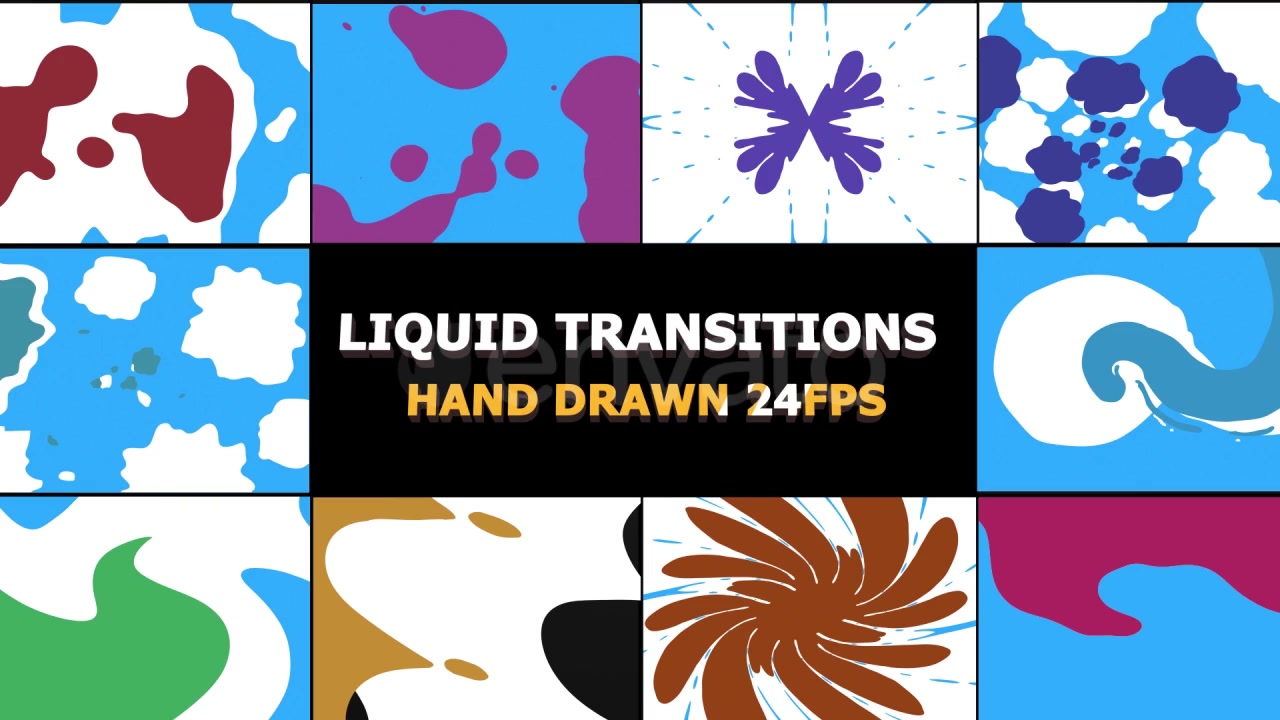 2D FX Liquid Transitions - Download Videohive 21740606